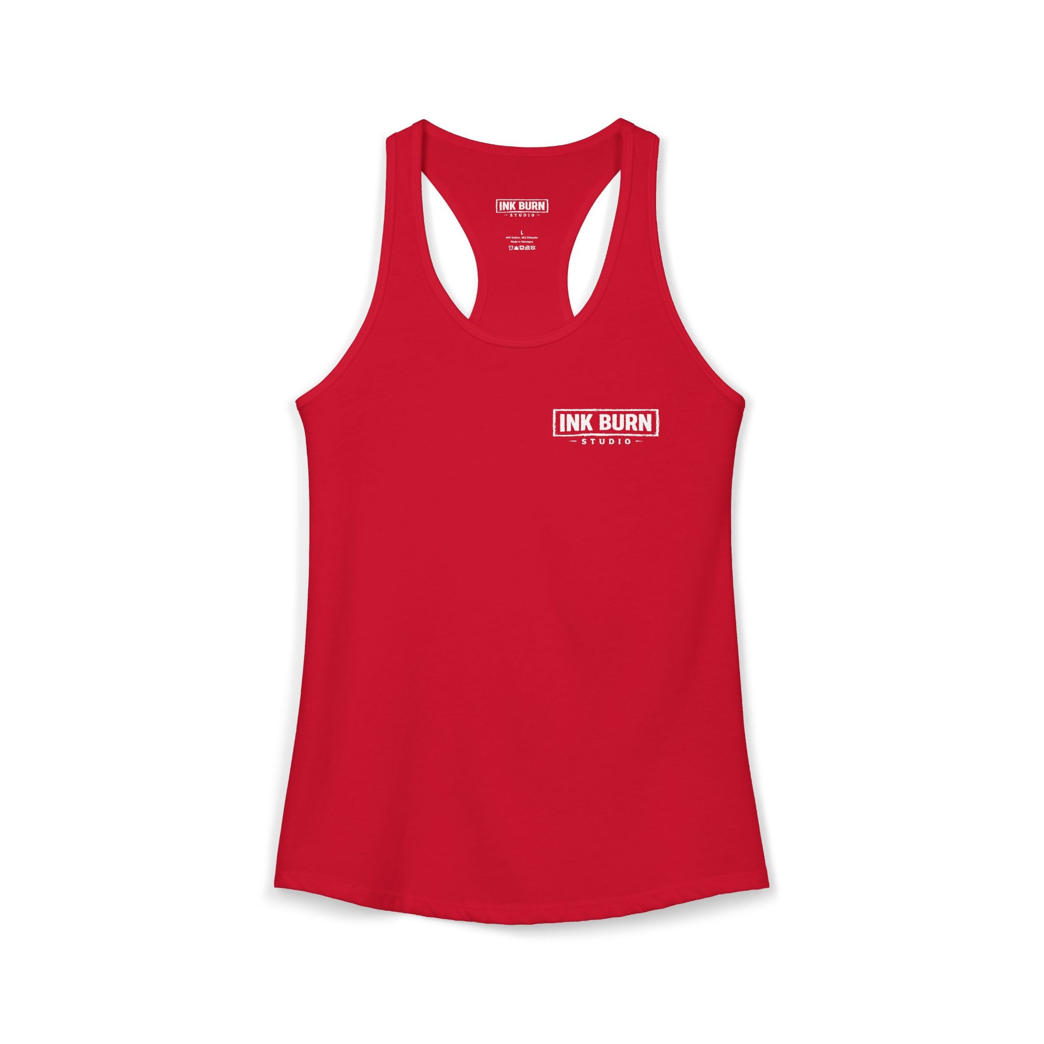 Ink Burn Original Women's Racerback Tank- (Personalize with your own logo!)