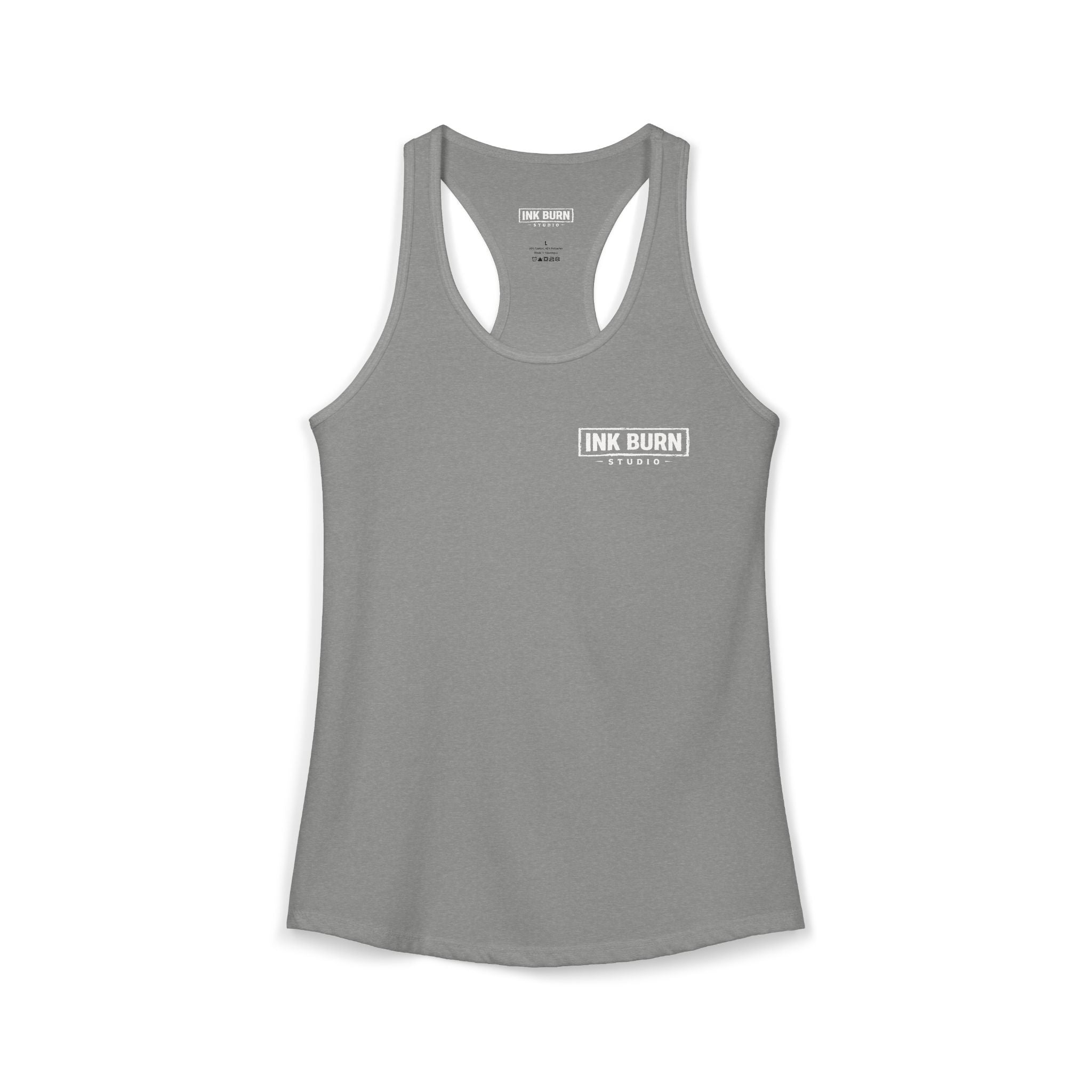 Ink Burn Original Women's Racerback Tank- (Personalize with your own logo!)