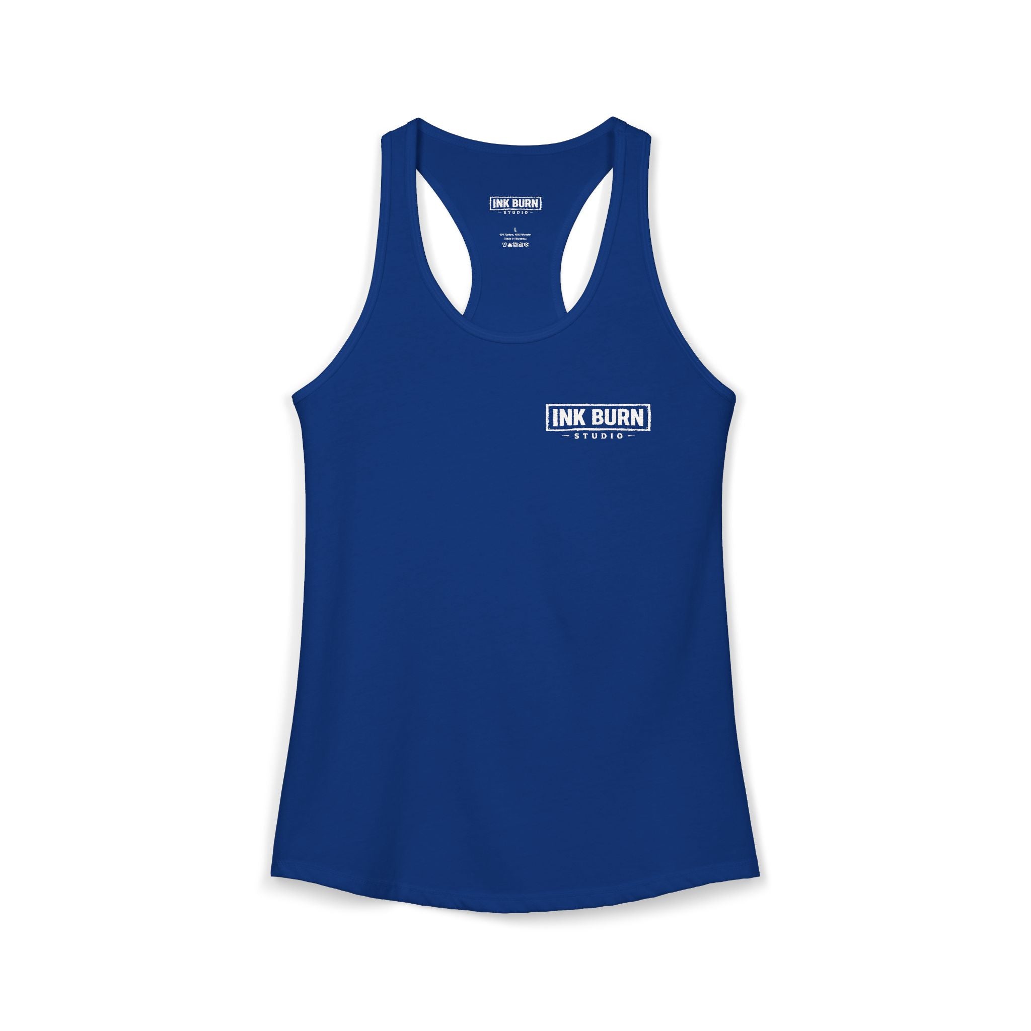 Ink Burn Original Women's Racerback Tank- (Personalize with your own logo!)
