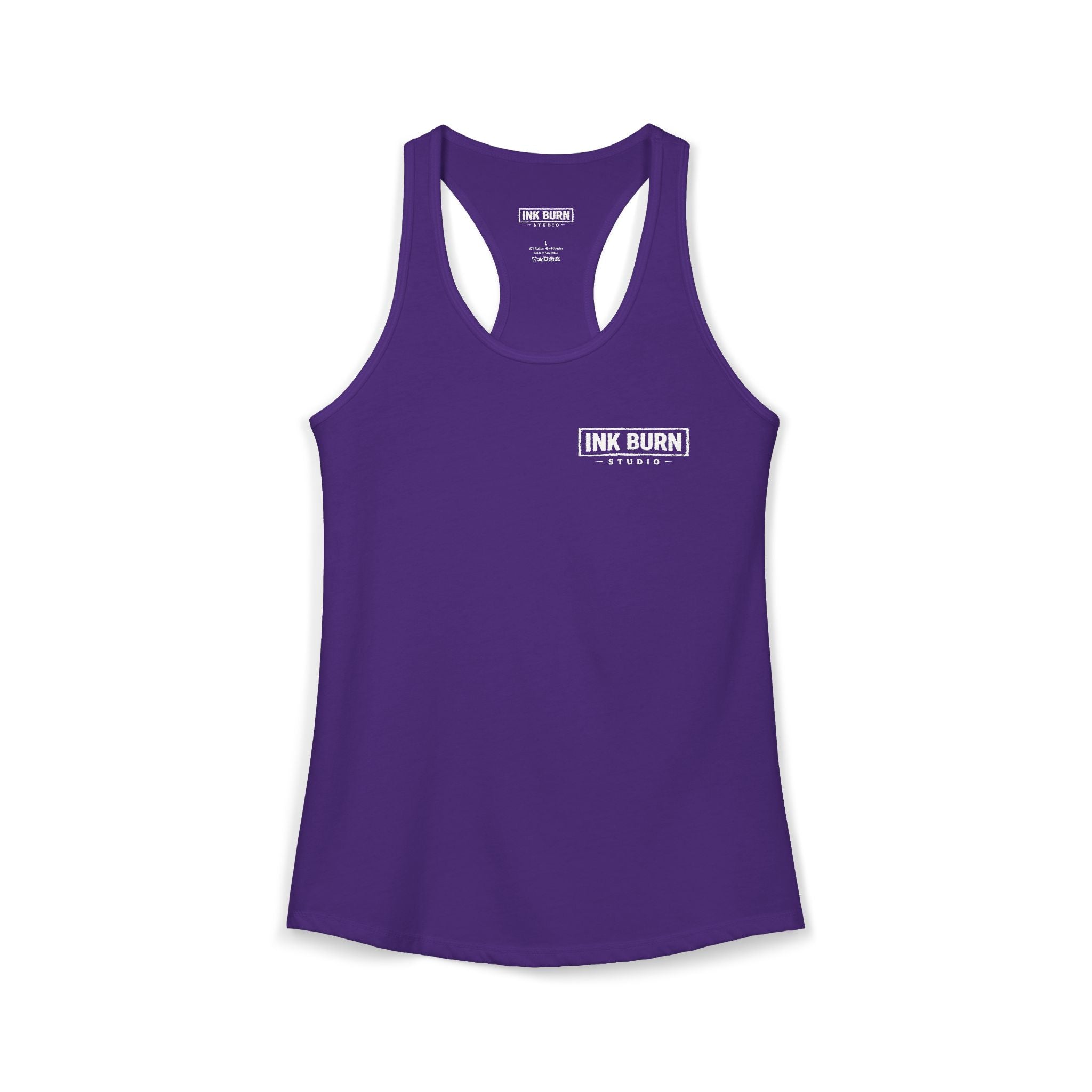 Ink Burn Original Women's Racerback Tank- (Personalize with your own logo!)