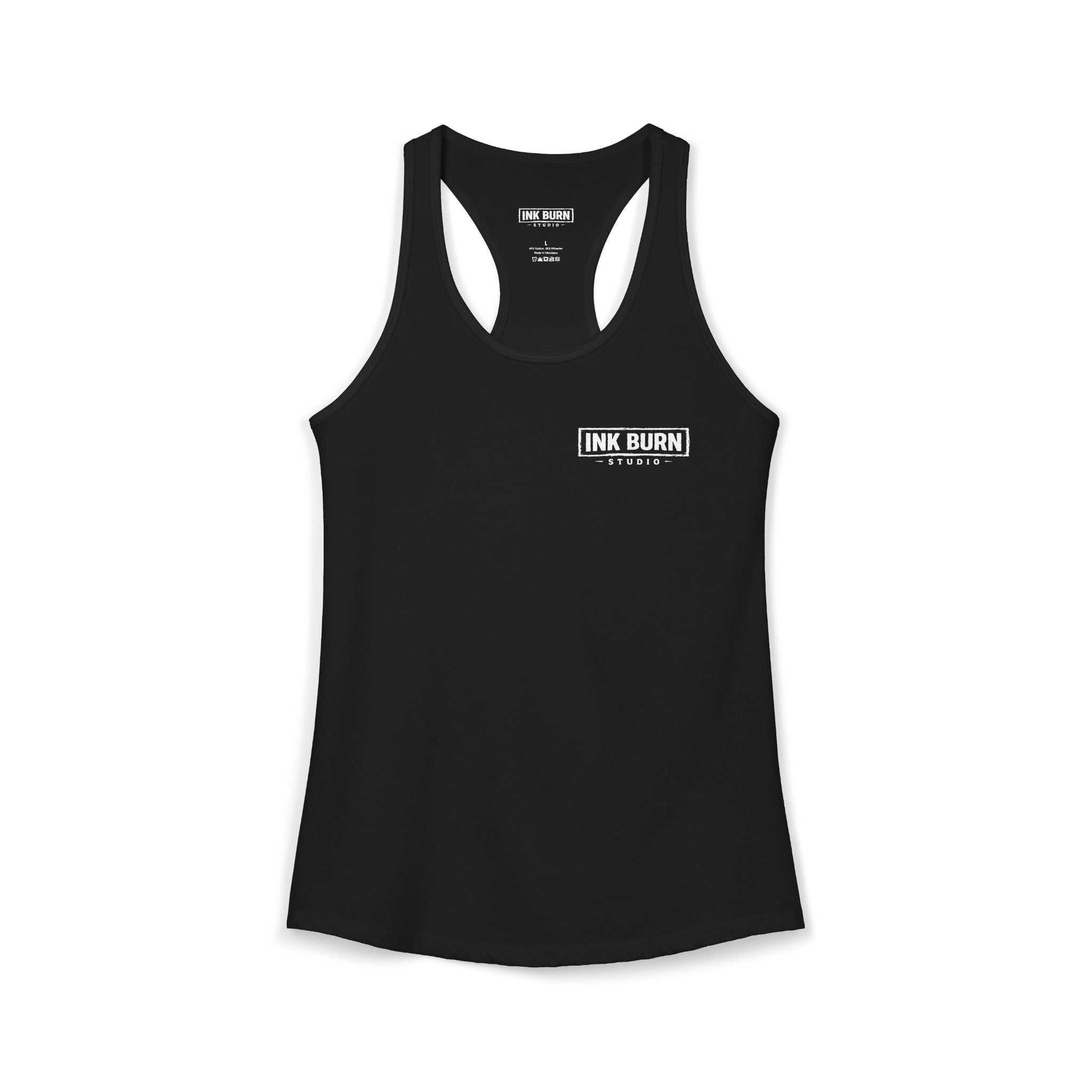 Ink Burn Original Women's Racerback Tank- (Personalize with your own logo!)